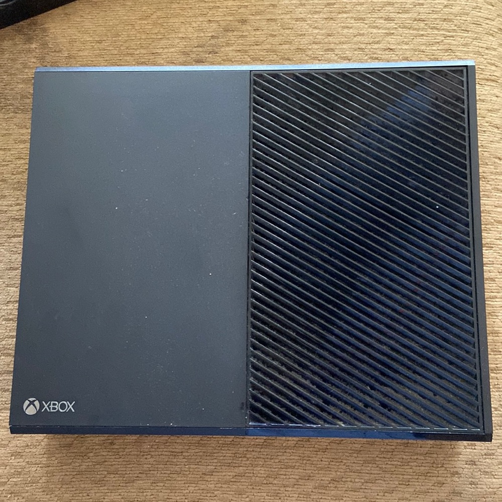 Used XBox1 XTB1 Console with Adapter, Cable, and Headphones